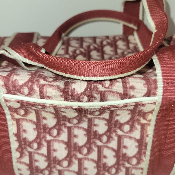 VGUC DIOR top handle Canvas Boston bag #2 - Picture 2 of 8